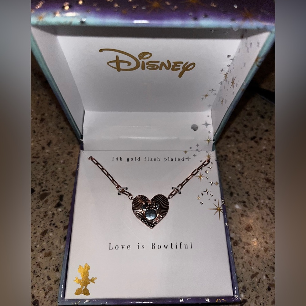 Love is bowtiful Disney Necklace